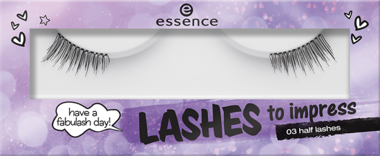 Artificial Eyelashes To Impress 03 Half lashes Artificial Eyelashes To Impress 03 Half lashes