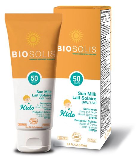 Biosolis Facial and Body Milk for Children Solar Spf50 100 ml.
