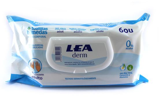 Wet Wipes Adult Body Hygiene 60 Units