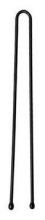 Invisible Hair Pin Black 55mm 20 Units