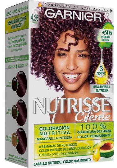 Nutrisse Creme permanent nourishing coloration Violin 4.26 Nutrisse Creme permanent nourishing coloration Violin 4.26