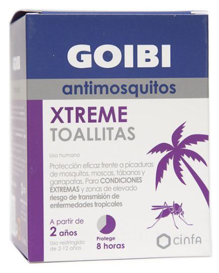 Mosquitos Xtreme Goibi you Wipes 16 Mosquitos Xtreme Goibi you Wipes 16