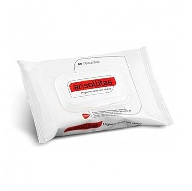 Ansollitas Wipes Anal Hygiene 50 Units Ansollitas Wipes Anal Hygiene 50 Units