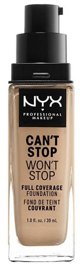 NYX Can't Stop Won't Stop full coverage Foundation soft beige