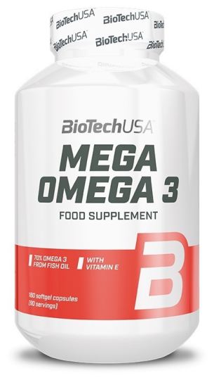 BiotechUSA Mega Omega 3 180 capsules 