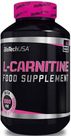BiotechUSA L-Carnitine 1000 mg 60 Tablets
