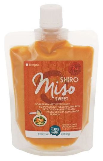 Terrasana Shiro Miso Sweet Soybean paste in bag with cap