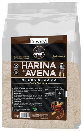 Drasanvi Chocolate Sport Live Oatmeal 1 kg