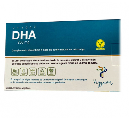 Veggunn Omega 3 DHA 250 mg 60 Softgels