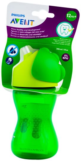 Glasses with Green Straw 300 ml Glasses with Green Straw 300 ml