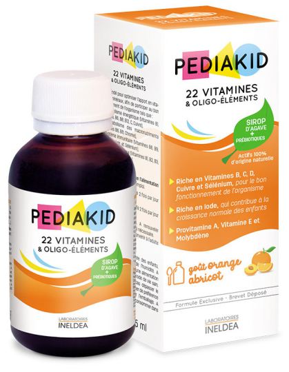 Pediakid 22 Vitamins + Trace elements 250 ml Pediakid 22 Vitamins + Trace elements 250 ml