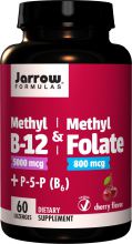 Methyl B12 & Methyl Folate 800 mcg Cherry 60 comp. Methyl B12 & Methyl Folate 800 mcg Cherry 60 comp.