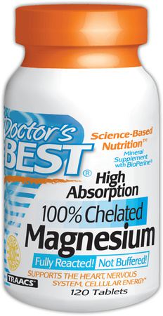 High Absorption Magnesium 100 mg 120 Tablets