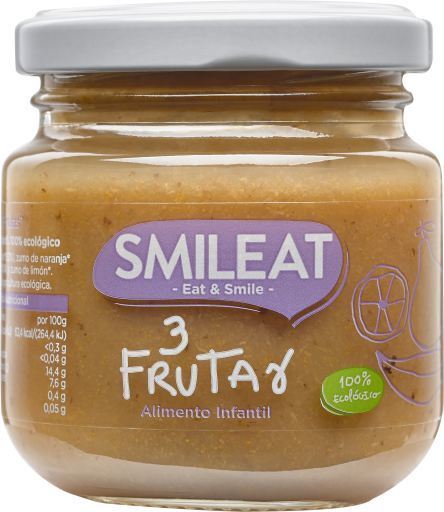 Tarrito of Three Organic Fruits (130g)