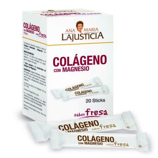 Collagen with Magnesium Strawberry Flavor 20 Sticks Collagen with Magnesium Strawberry Flavor 20 Sticks
