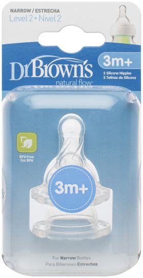 Dr. Brown's Standard teat level 2 pieces