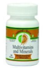 Multivitamins and Minerals 100Comp. Multivitamins and Minerals 100Comp.