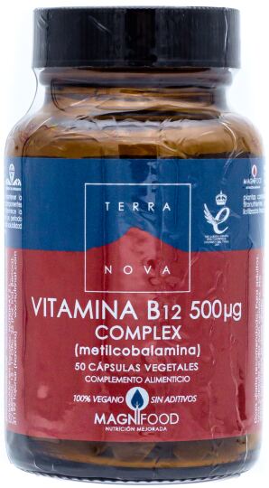 Vitamina B12 500 mcg Complex 50 Cápsulas Vitamina B12 500 mcg Complex 50 Cápsulas