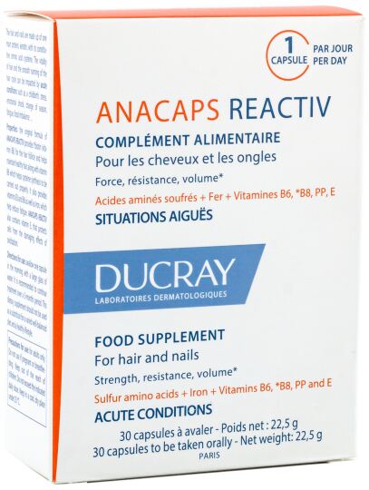 Ducray Anacaps Reactive 30 C&aacute;psulas