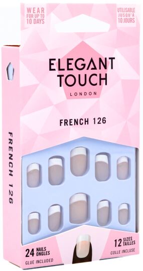 Elegant Touch French Pink 106 False Nails 24 units