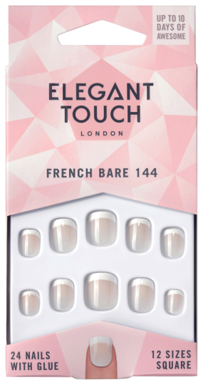 Elegant Touch French Bare 144 False Nails 24 units