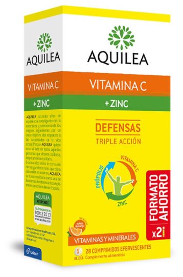 Vitamin C + Zinc 28 Effervescent Tablets Vitamin C + Zinc 28 Effervescent Tablets
