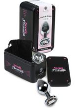 Medium Metal Anal Plug + Bag Medium Metal Anal Plug + Bag