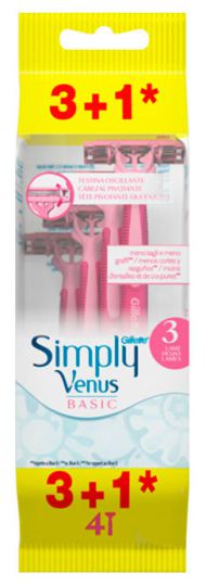 Simply Basic 3 + 1 Razors Simply Basic 3 + 1 Razors