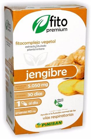 Fitopremium Ginger 30 Capsules Fitopremium Ginger 30 Capsules